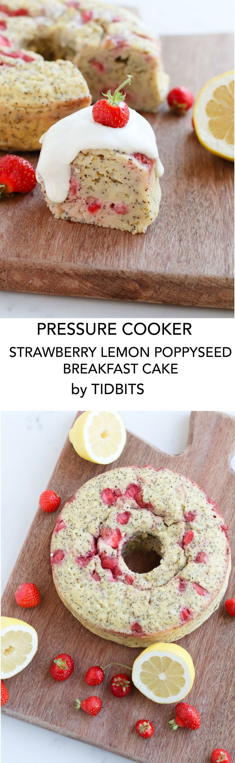 Electric Pressure Cooker Breakfast Recipes
 Pressure Cooker Strawberry Lemon Poppyseed Breakfast Cake