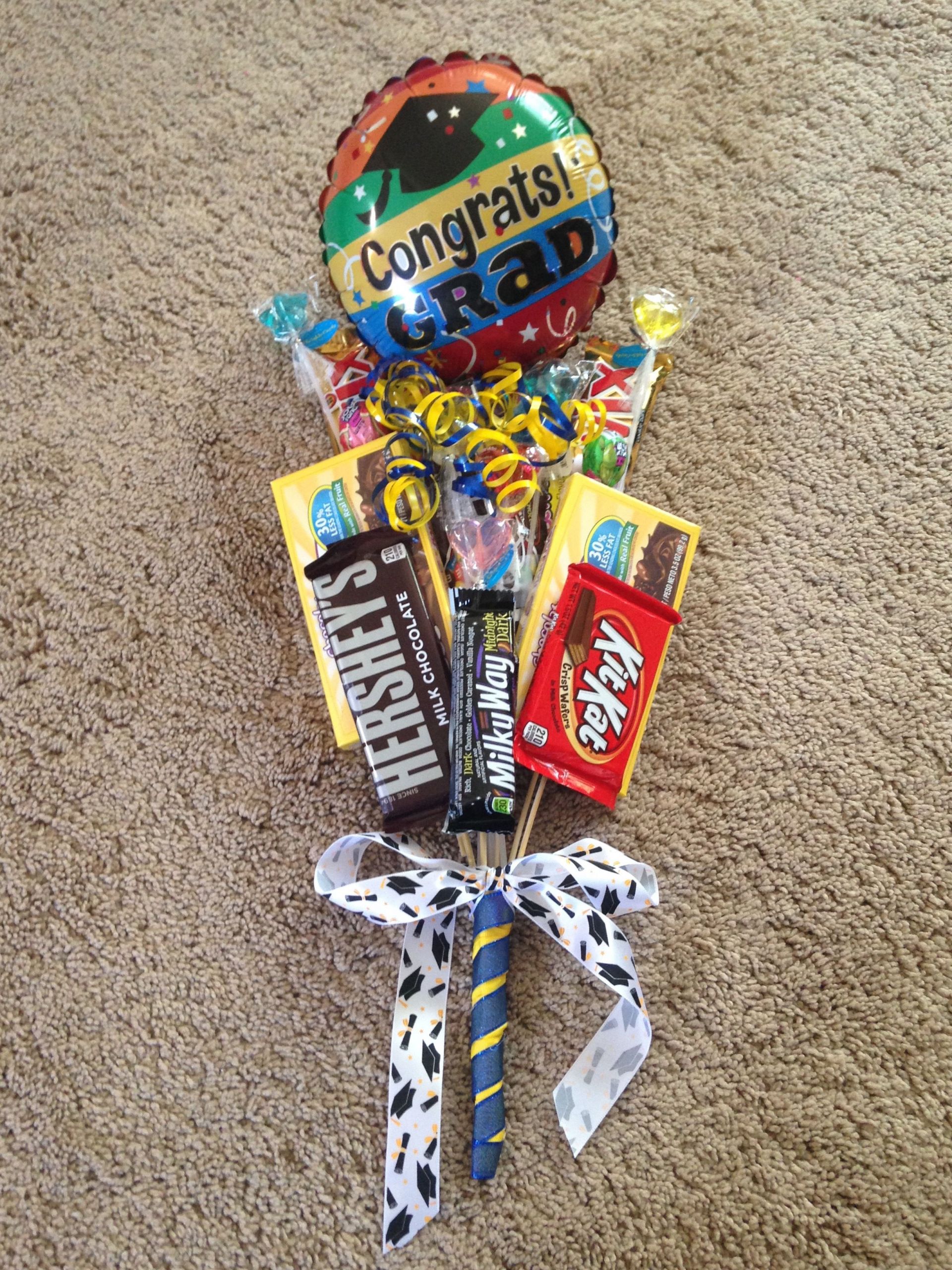 Elementary Graduation Gift Ideas For Her
 Marisa s 8th Grade Graduation Candy Bouquet I made her