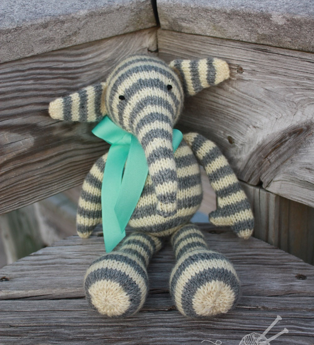 Elephant Baby Gift Ideas
 Knit Elephant Baby Gift Idea Kids Gift Handmade Doll by