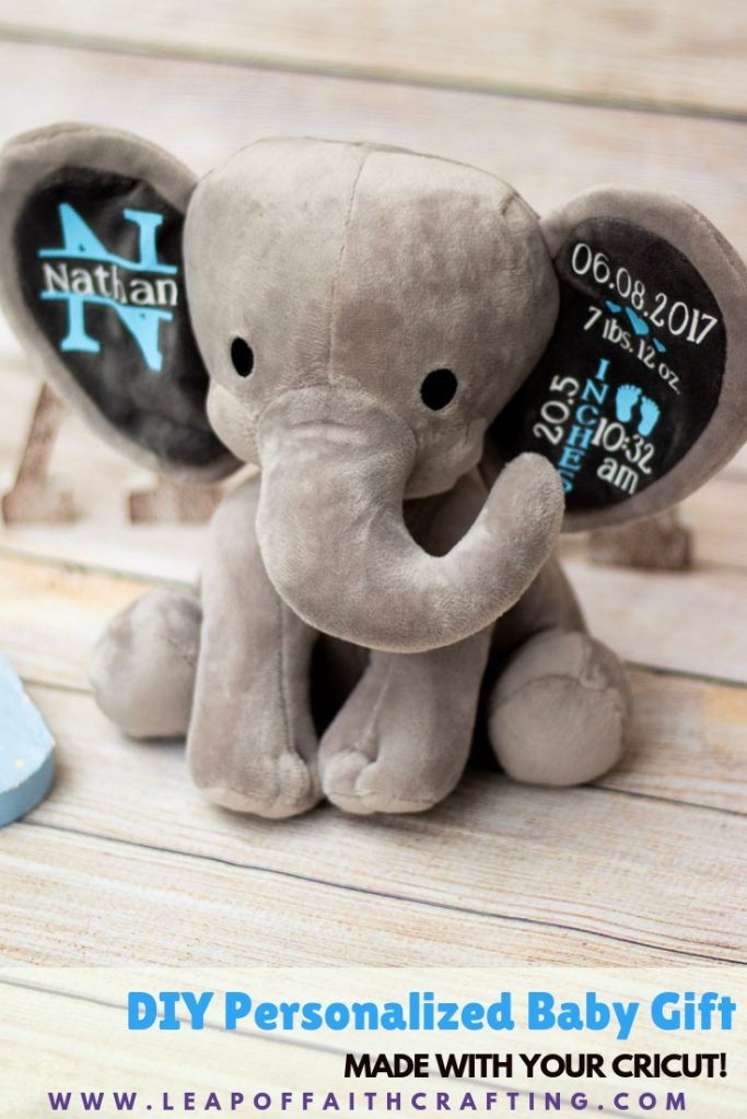 Elephant Baby Gift Ideas
 DIY Baby Gifts How to Make an Adorable Birth Stat