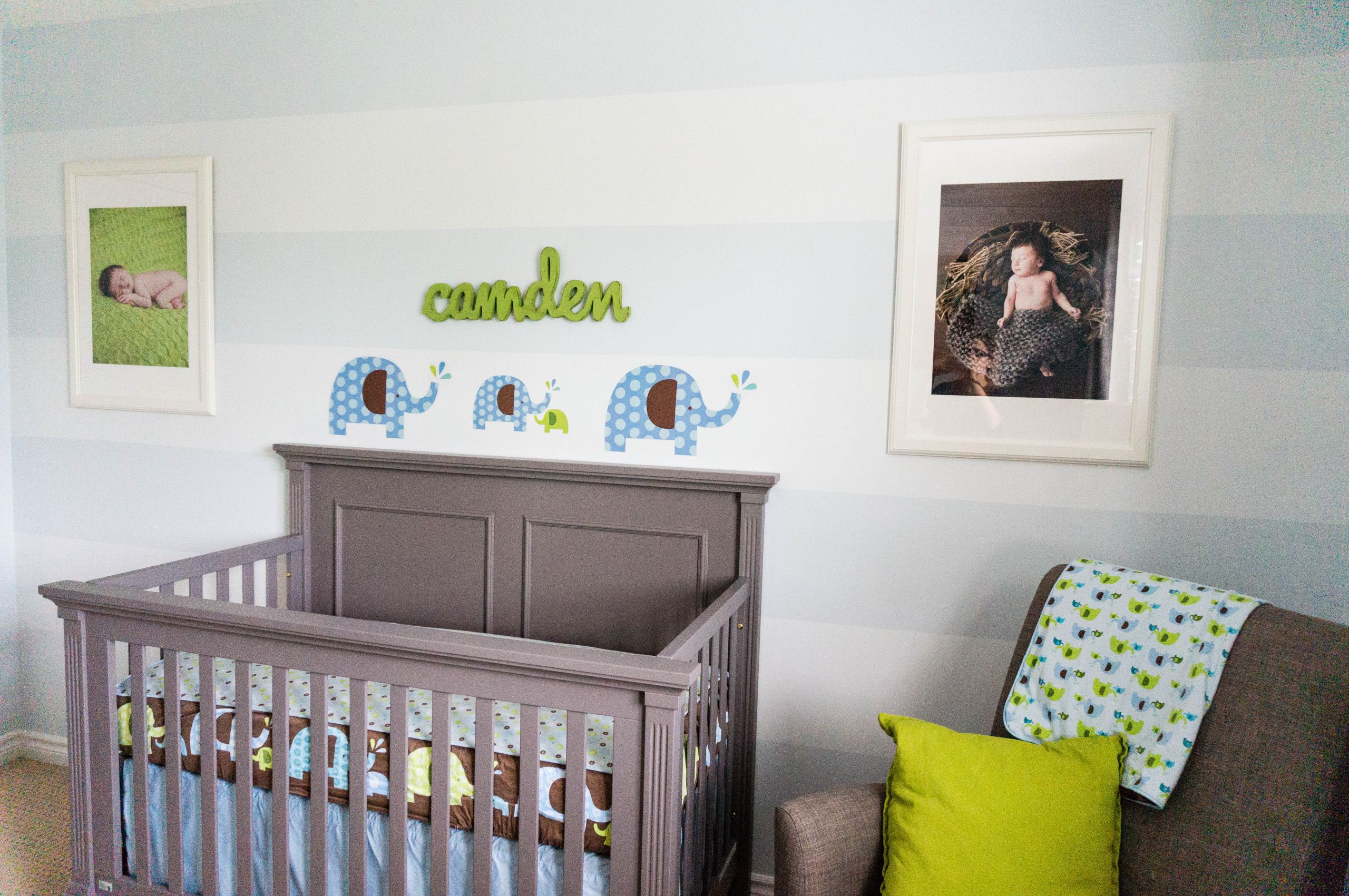 Elephant Baby Room Decor
 Green Blue & Gray Elephant Themed Nursery Project Nursery