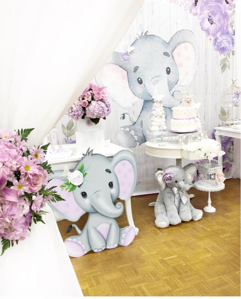 Elephant Baby Shower Decoration Ideas
 Springtime Elephant Baby Shower Baby Shower Ideas