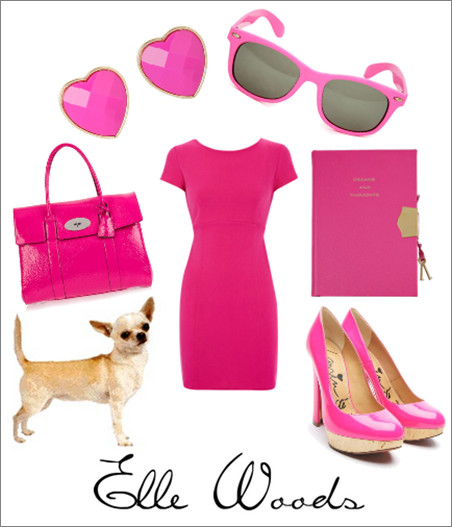 Elle Woods Costume DIY
 Elle Woods Legally Blonde great for a Halloween costume