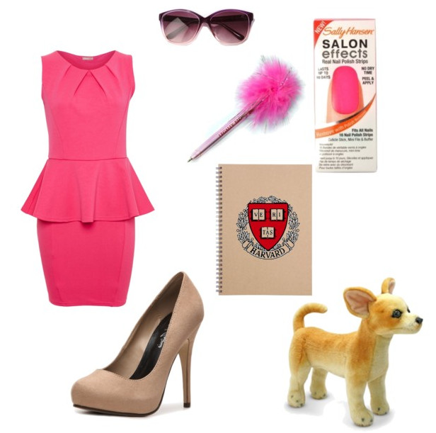 Elle Woods Costume DIY
 elle woods costume polyvore pretty much what i wore