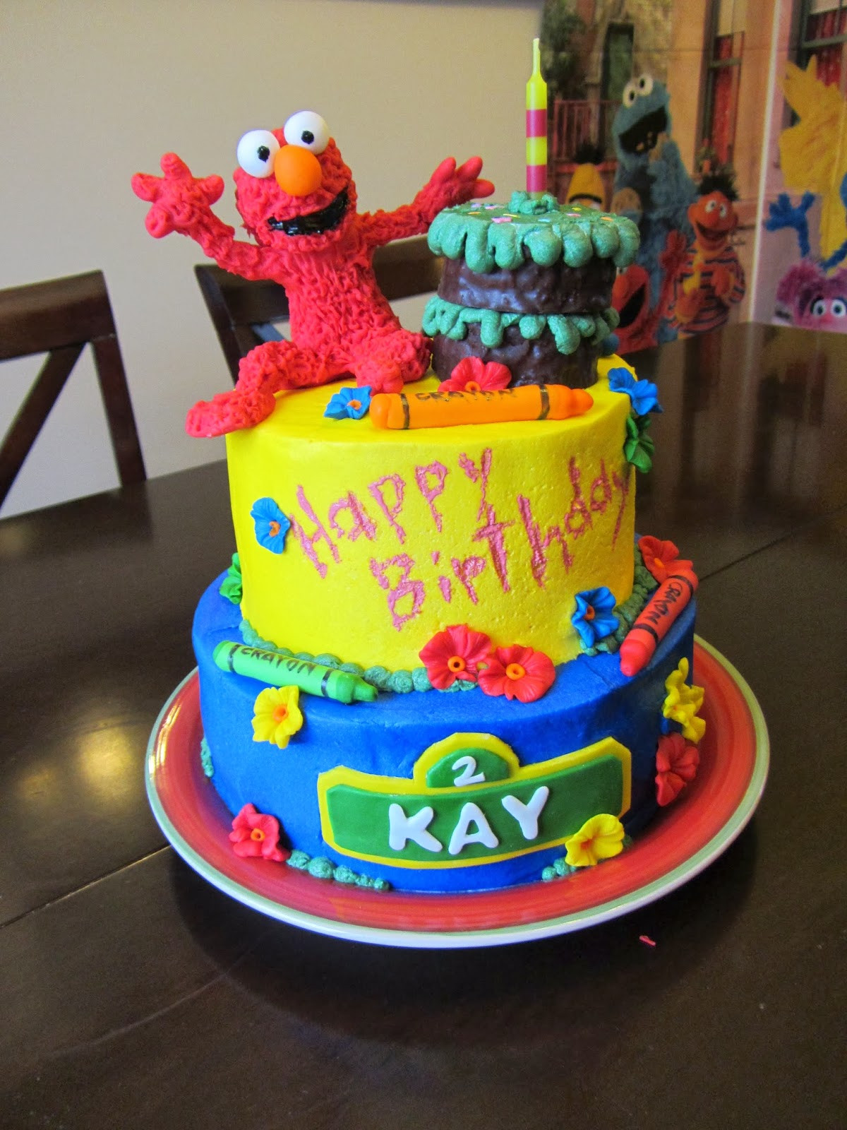 Elmo Birthday Cakes
 Cakeopolis 155 Baby Kay s Elmo Birthday Cake