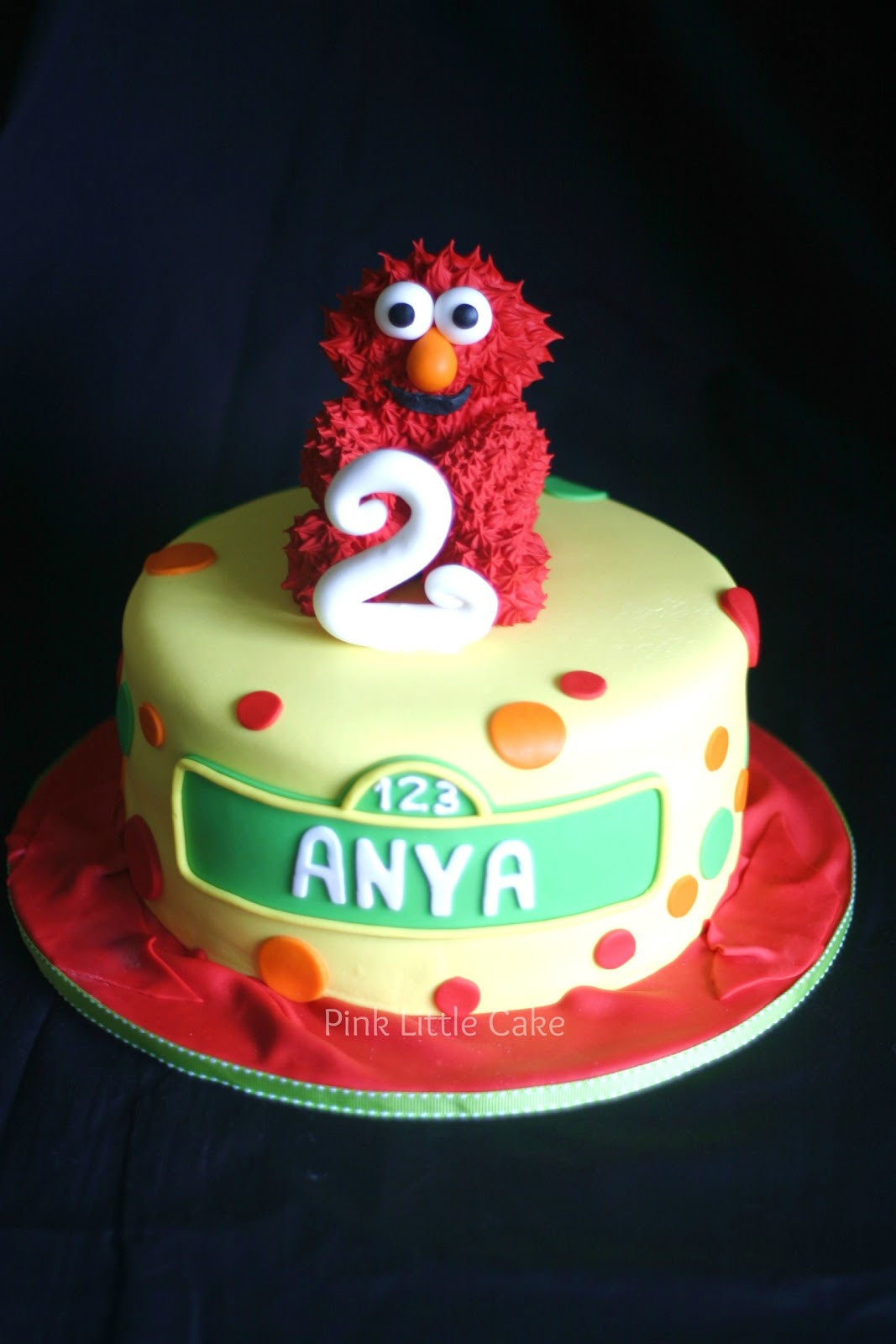 Elmo Birthday Cakes
 Pink Little Cake Small Elmo Cake