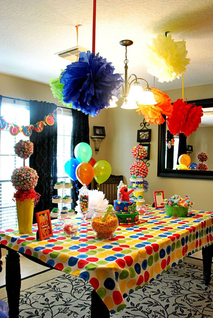 Elmo First Birthday Party Ideas
 elmo party idas elmo sesame street decor