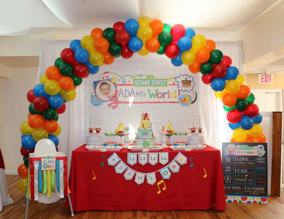 Elmo First Birthday Party Ideas
 Elmo s World Birthday "Adam s 1st Birthday"