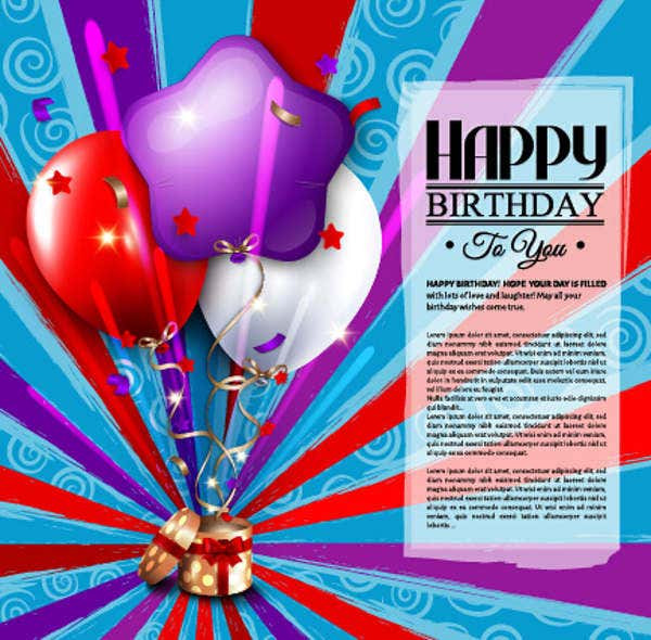 Email Birthday Card Free
 8 Birthday Greeting Cards PSD AI