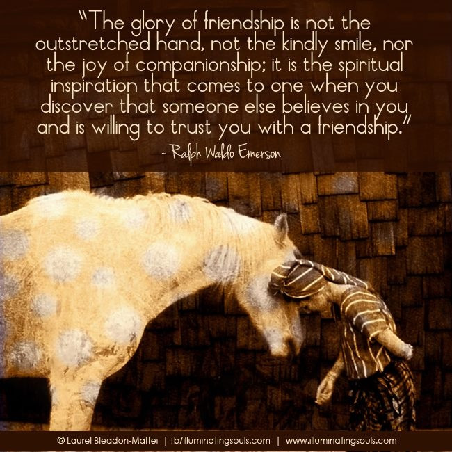 Emerson Friendship Quotes
 Emerson quote on friendship Using this in my graduation