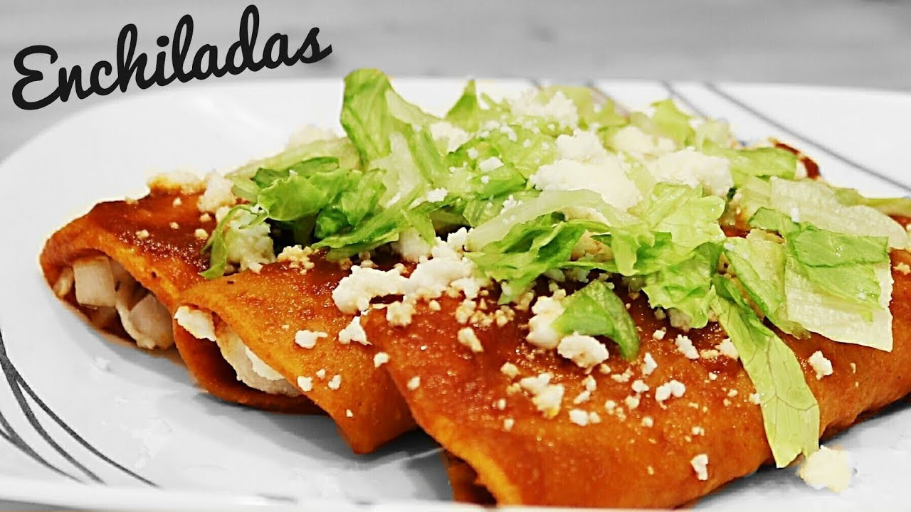 Enchiladas De Pollo Mexicanas
 ENCHILADAS ROJAS RECETAS MEXICANAS