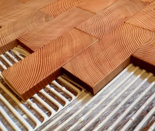 End Grain Wood Floor DIY
 10 Amazing DIY Floor Ideas That Don t Cost A Fortune