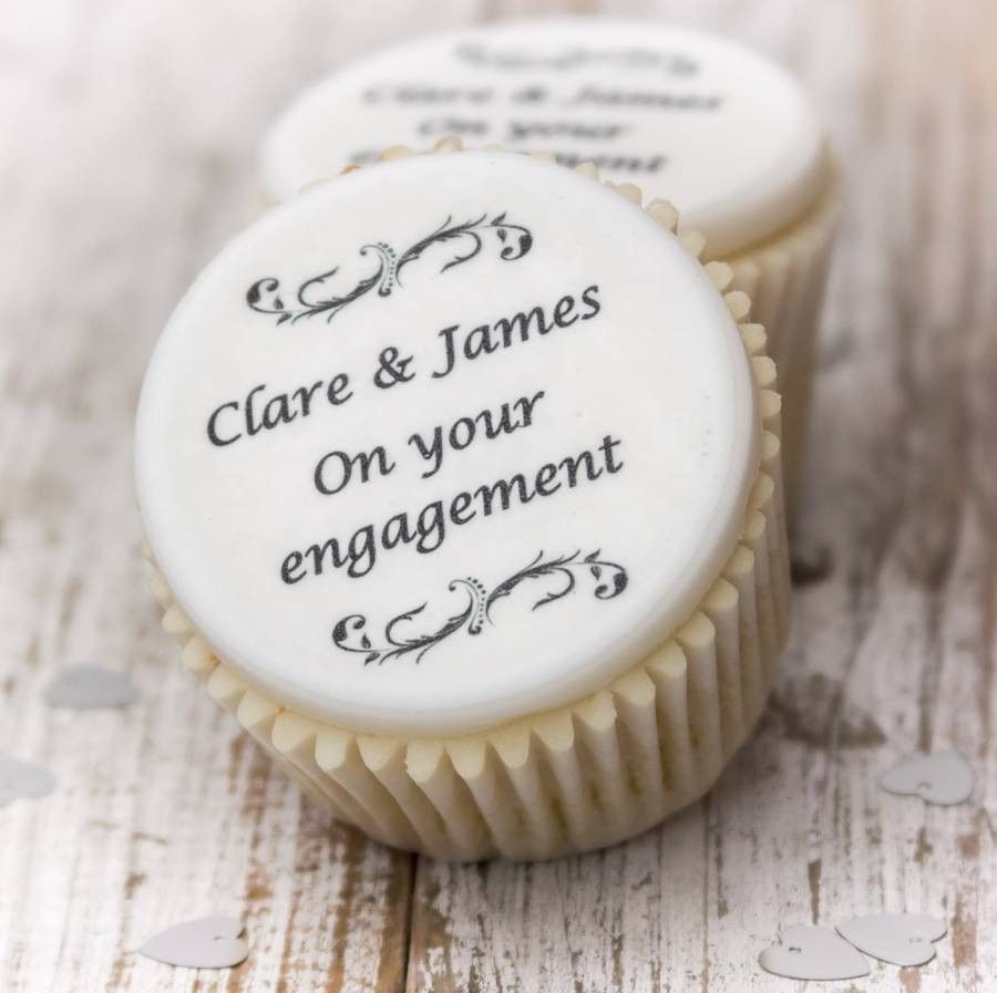 Engagement Party Cupcakes Ideas
 Engagement Cupcake Decorations By Just Bake