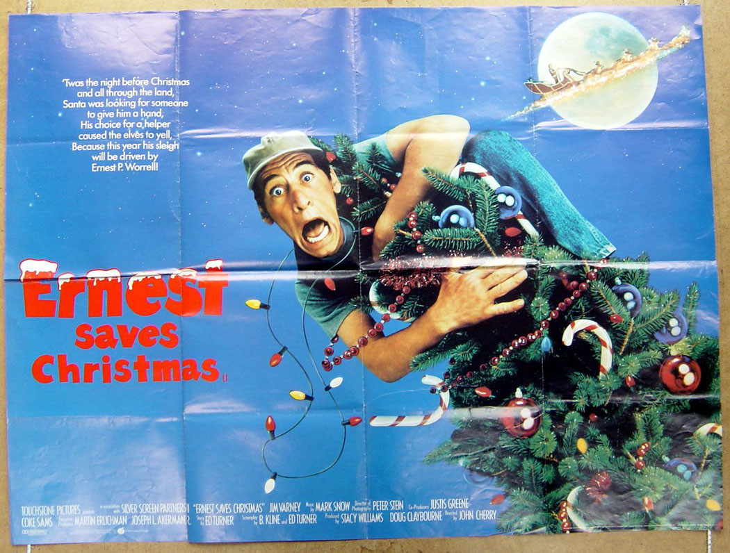 Ernest Saves Christmas Quotes
 Ernest Saves Christmas Original Cinema Movie Poster From