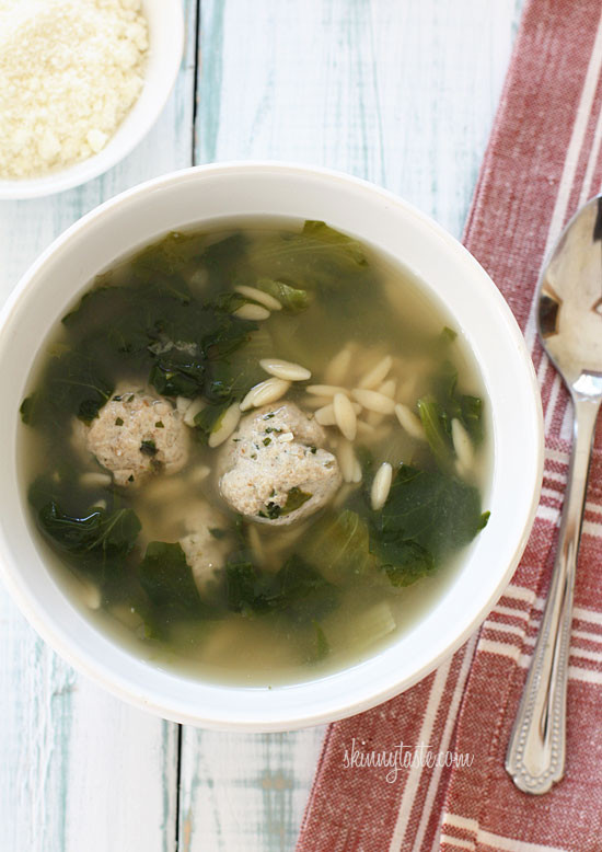 Escarole Recipes Italian
 Escarole Soup with Turkey Meatballs Italian Wedding Soup