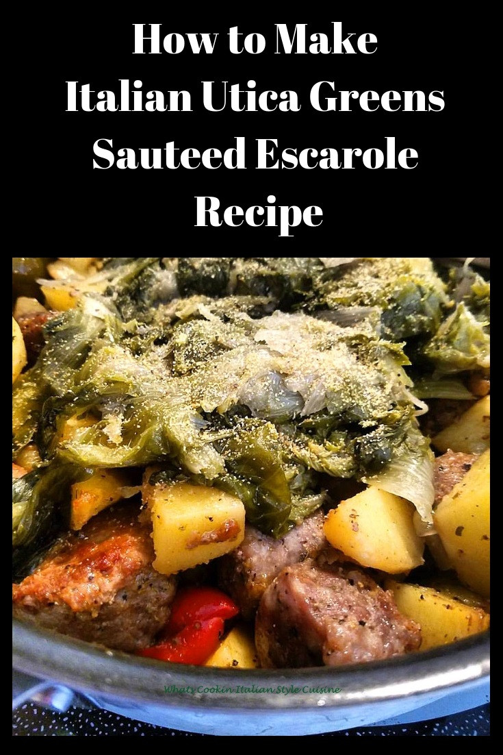 Escarole Recipes Italian
 Italian Utica Greens Recipe