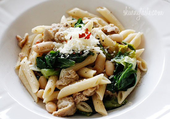 Escarole Recipes Italian
 Pasta with Italian Chicken Sausage Escarole and Beans