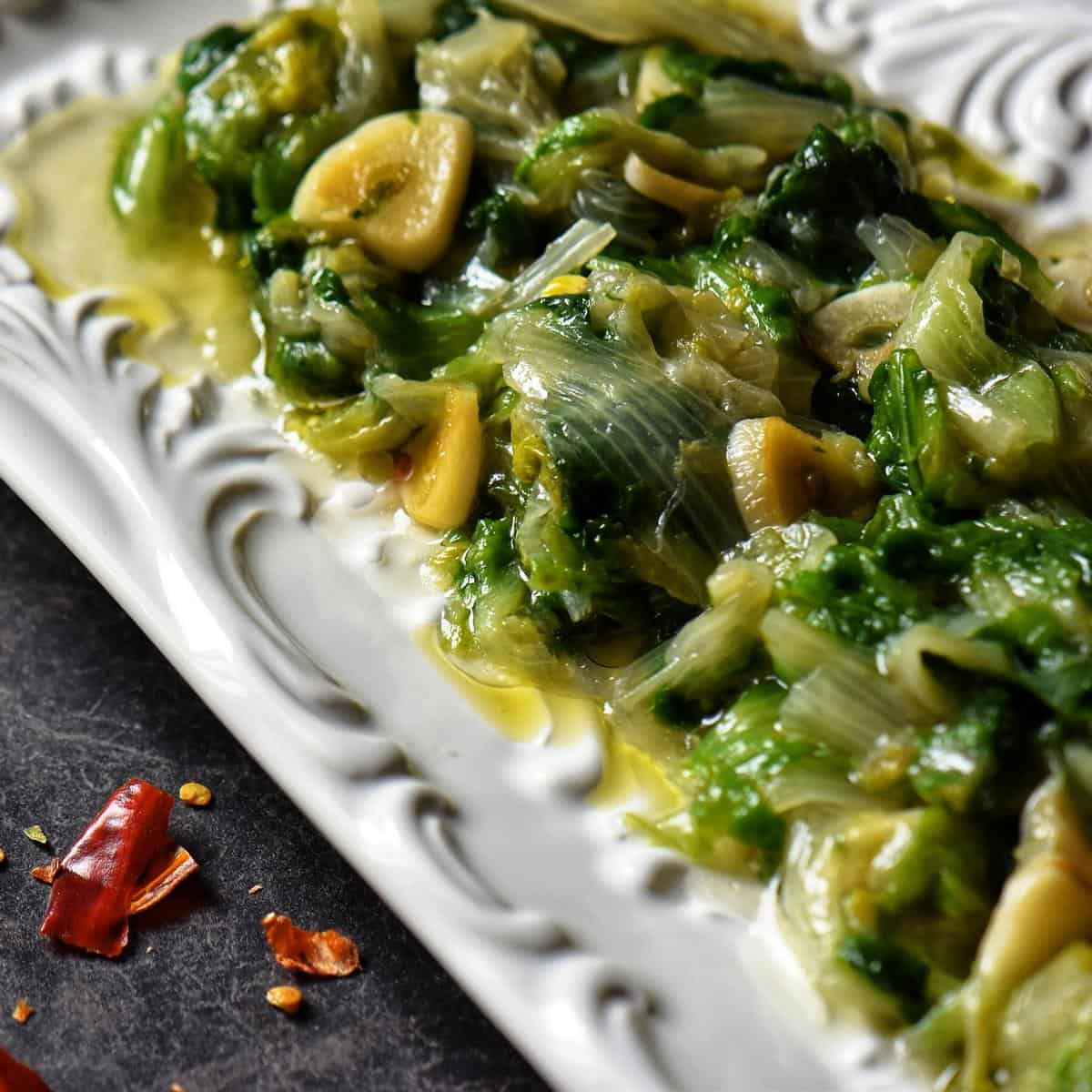 Escarole Recipes Italian
 Sauteed Escarole Recipe Italian Style She Loves Biscotti