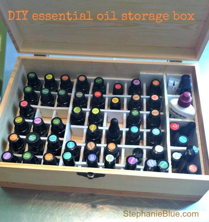 Essential Oil Storage Box DIY
 How do I store essential oils DIY boxes and more