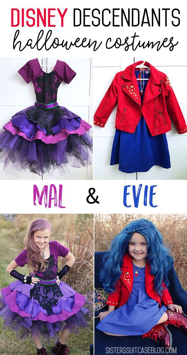 Evie Costume DIY
 Disney Descendants 2 Costumes Mal & Evie