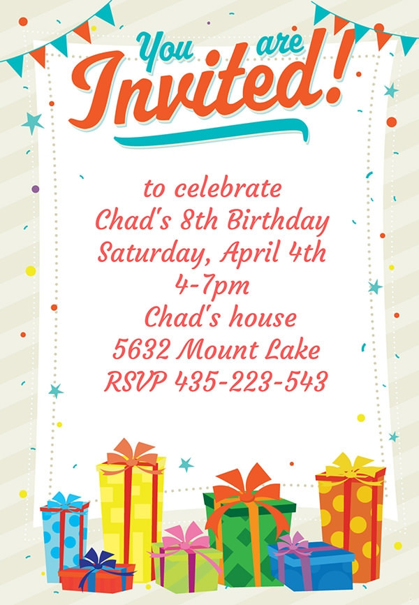 Evite Birthday Invitations
 10 Party Invitation Templates