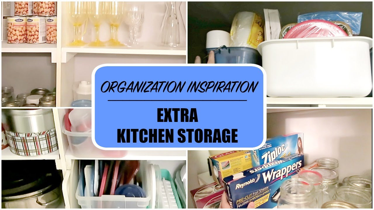 Extra Kitchen Storage
 KonMari Organization Inspiration