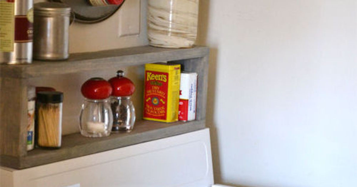 Extra Kitchen Storage Ideas
 Extra Storage in a Small Kitchen DIY Shelf the