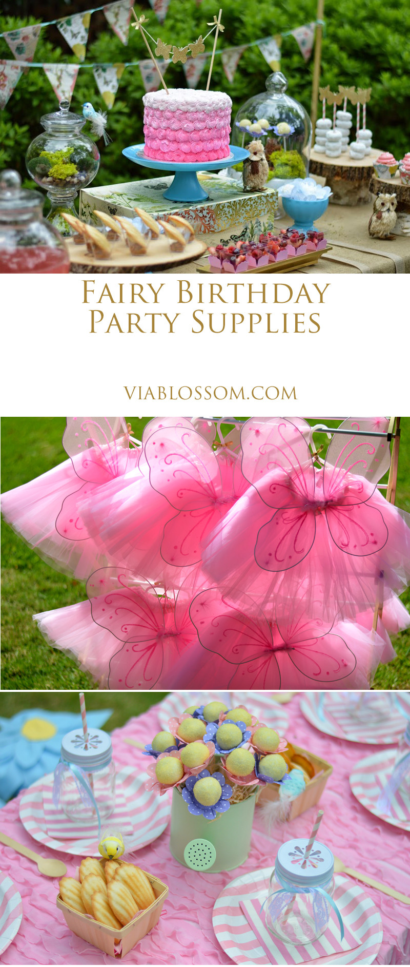 Fairy Birthday Party Decorations
 Must Have Fairy Party Supplies Via Blossom