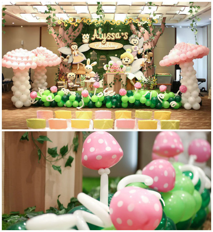 Fairy Birthday Party Decorations
 Kara s Party Ideas Fairy Garden 1st Birthday Party