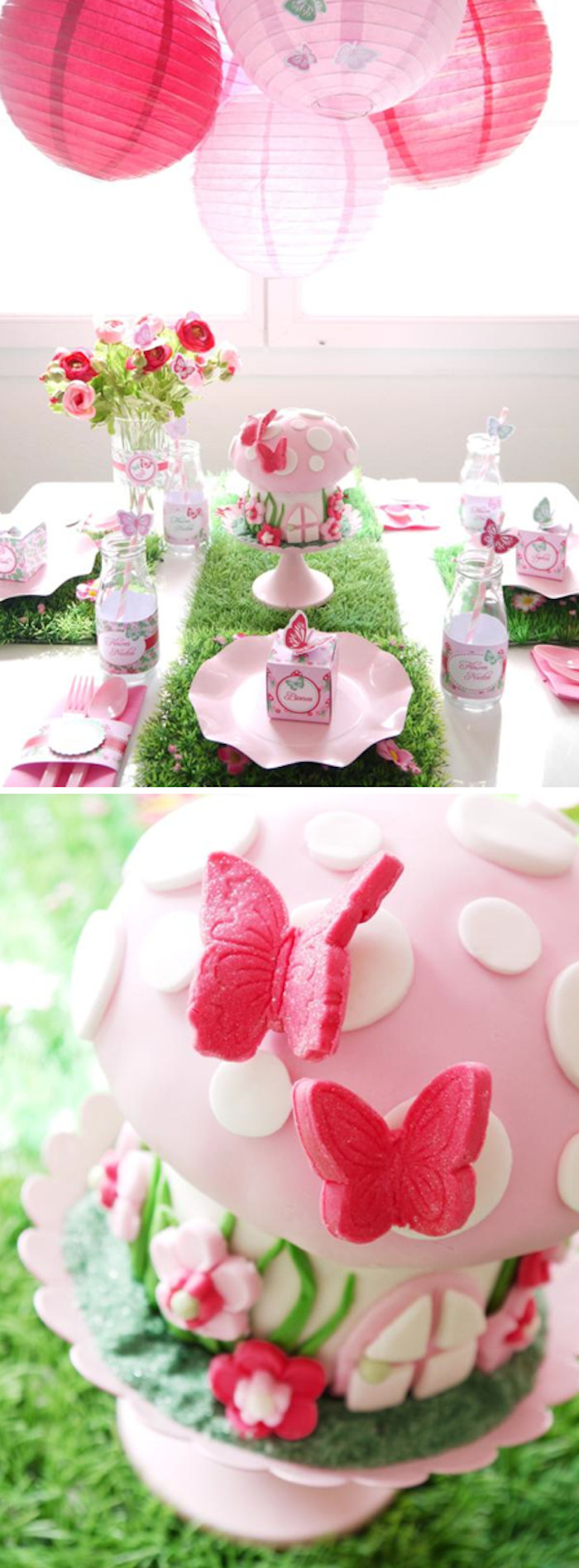 Fairy Birthday Party Decorations
 Kara s Party Ideas Pixie Fairy Pink Girl Birthday Party
