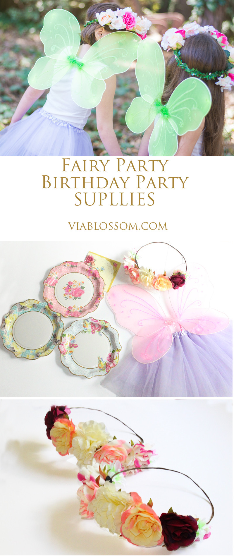 Fairy Birthday Party Decorations
 Must Have Fairy Party Supplies Via Blossom