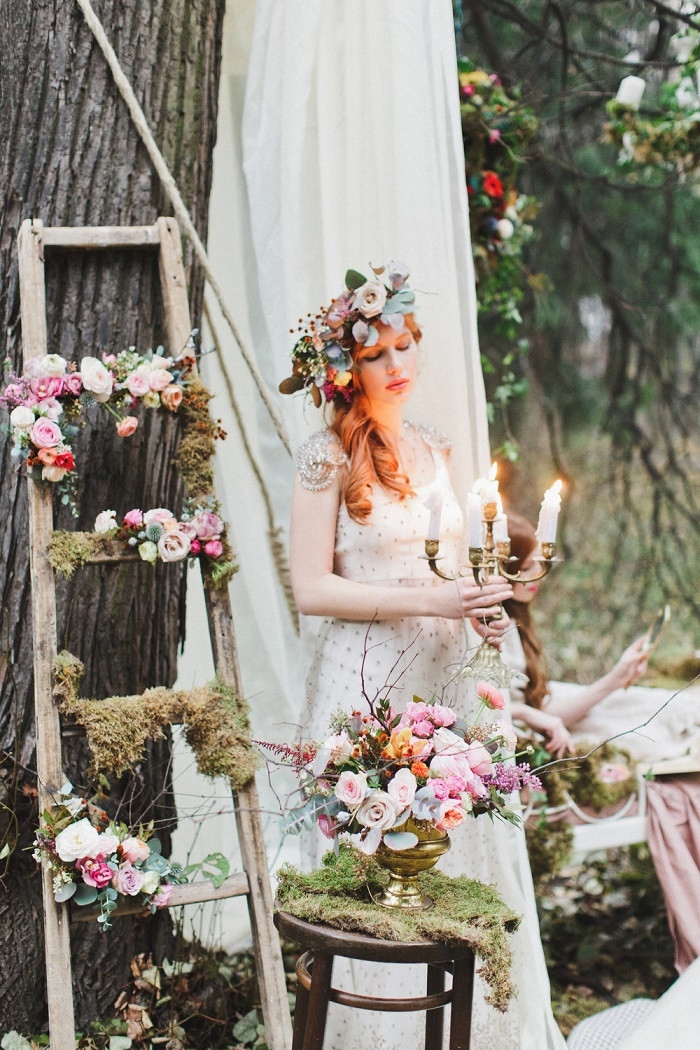 Fairy Themed Wedding
 Enchanted forest fairytale wedding in shades of autumn 1