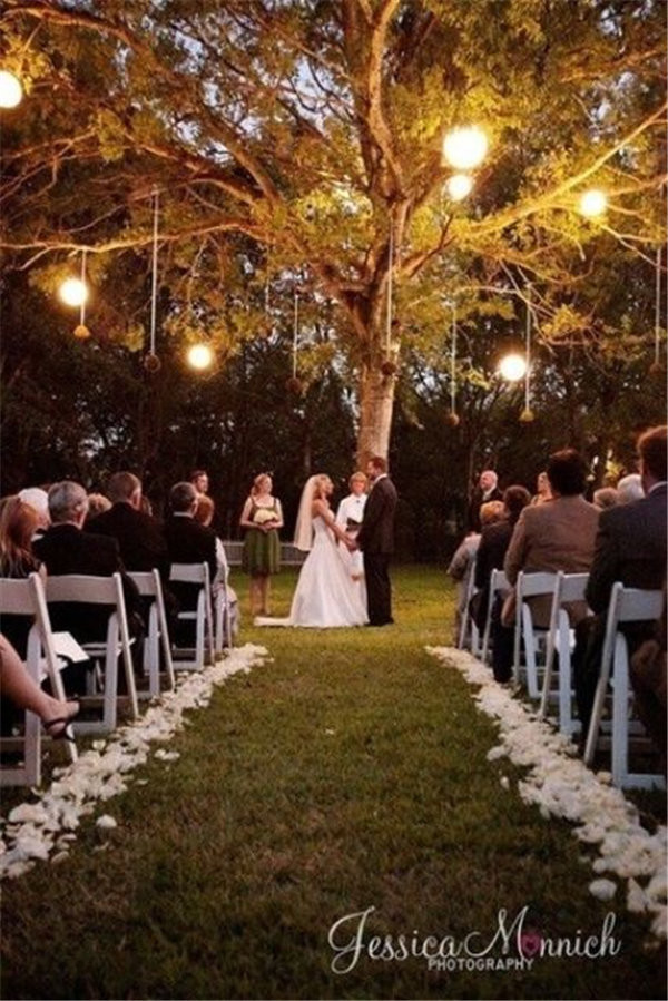 Fall Backyard Wedding
 20 Romantic Night Wedding Ideas You Never Wonna Miss