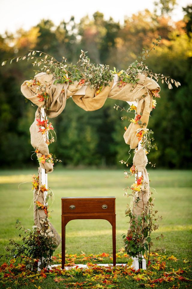 Fall Backyard Wedding
 Fall Wedding Inspiration Simple Elegance by Laura