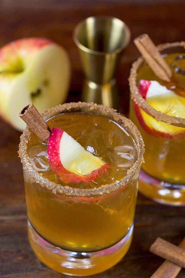 Fall Bourbon Drinks
 Bourbon Apple Cider Cocktail