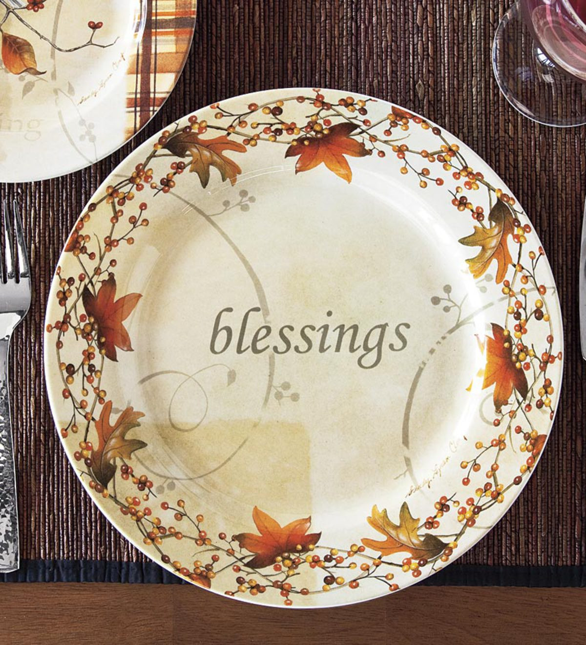 Fall Dinner Plates
 Autumn Dinner Plate and Dessert Plates