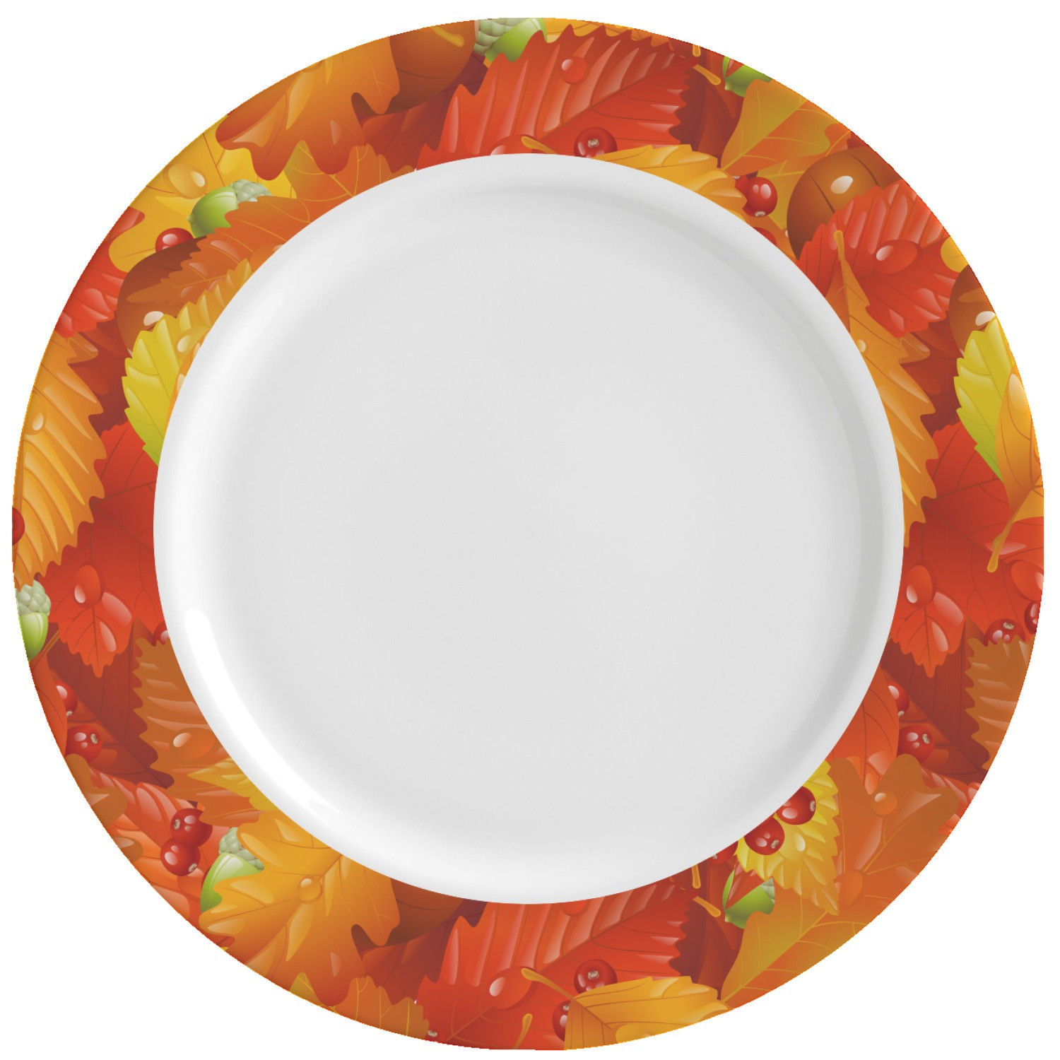 Fall Dinner Plates
 Fall Leaves Ceramic Dinner Plates Set of 4 YouCustomizeIt