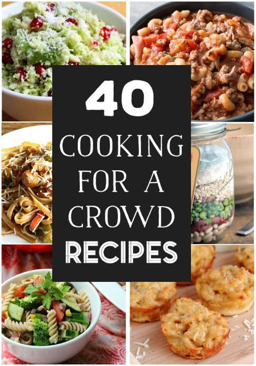 Fall Dinners For A Crowd
 40 Cooking For a Crowd Recipes