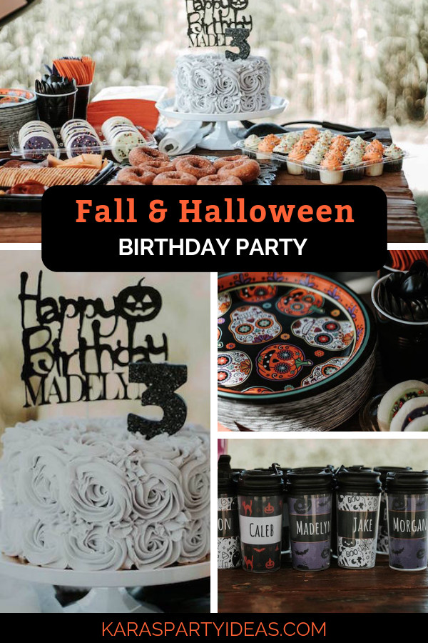 Fall Halloween Party Ideas
 Kara s Party Ideas Fall Halloween Birthday Party