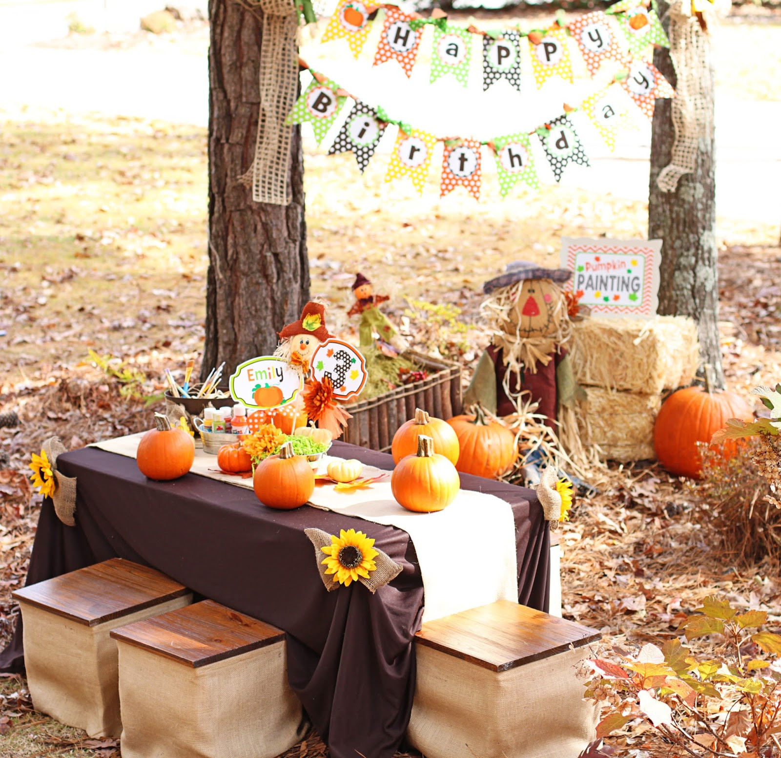 Fall Halloween Party Ideas
 Amanda s Parties To Go Little Pumpkin Party Set