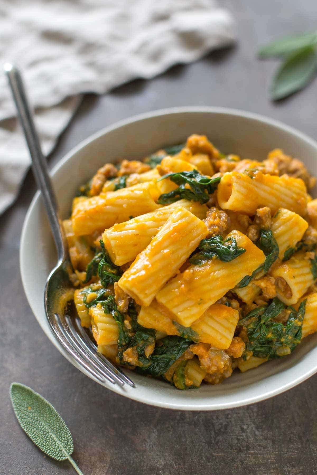 Fall Pumpkin Recipes
 Pumpkin Pasta with Italian Sausage Simply Whisked