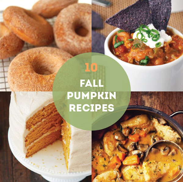 Fall Pumpkin Recipes
 10 of the Best Fall Pumpkin Recipes