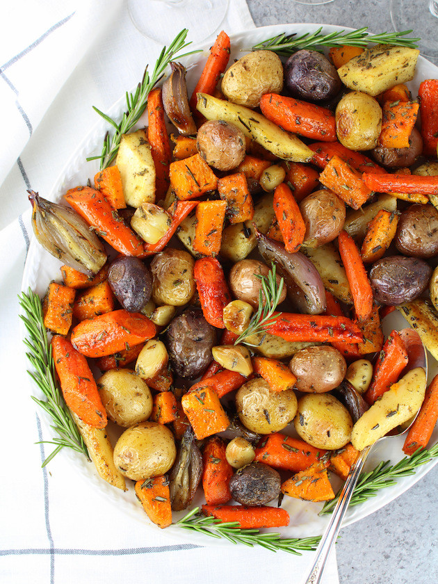 Fall Roasted Vegetables
 Roasted Fall Ve ables with Rosemary