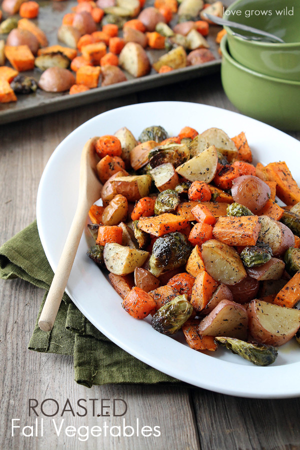 Fall Roasted Vegetables
 Roasted Fall Ve ables Love Grows Wild