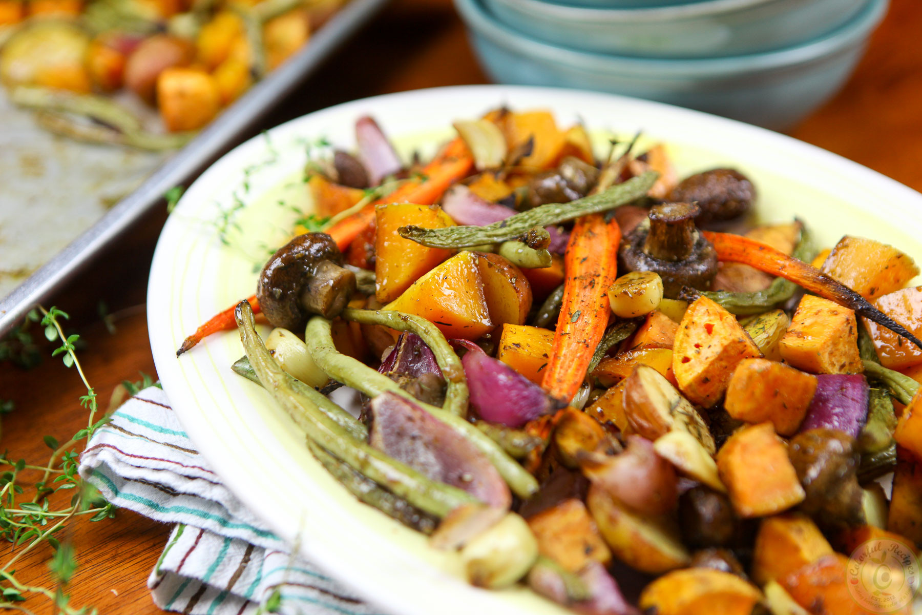 Fall Roasted Vegetables
 Roasted Fall Ve ables Colorful Recipes