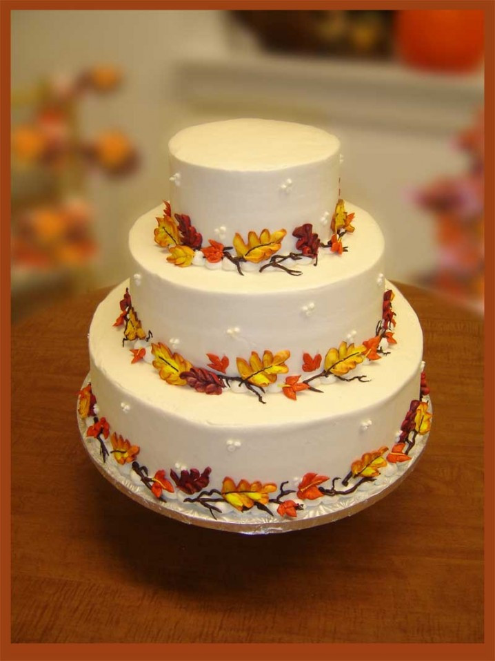 Fall Wedding Cakes Pictures
 22 Awesome Wedding Cakes For A Fall Wedding