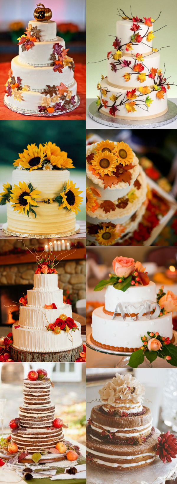 Fall Wedding Cakes Pictures
 32 Amazing Wedding Cakes Perfect For Fall