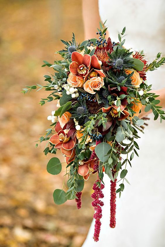 Fall Wedding Flower Arrangements
 Bridal Flower Bouquet Trends for Fall Weddings Arabia