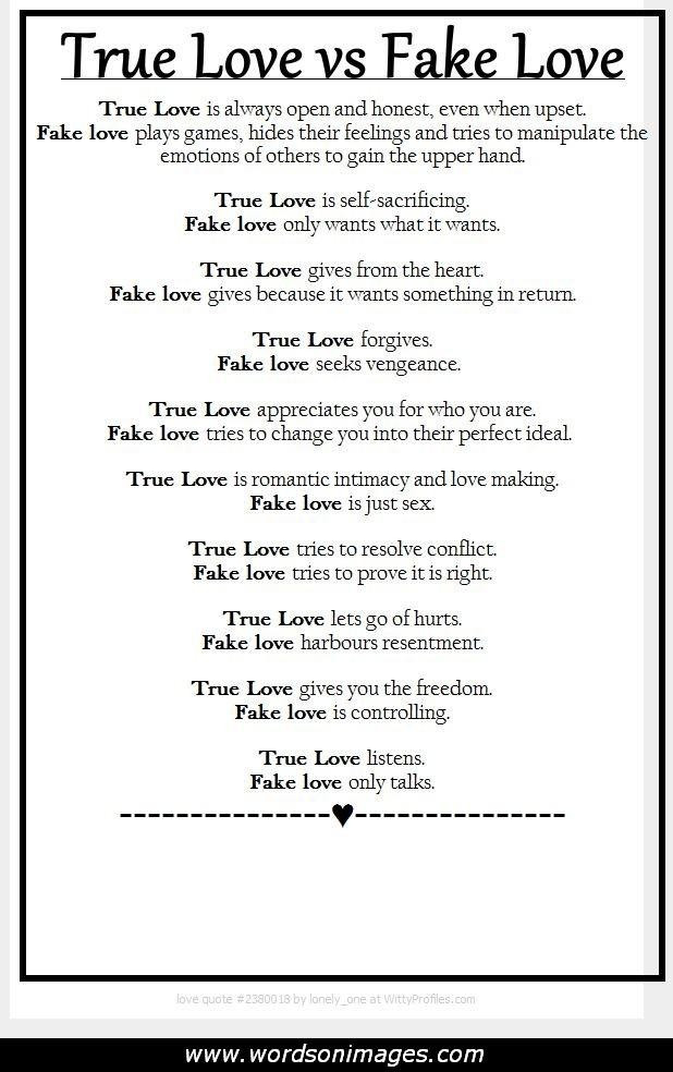 False Love Quote
 Phony Love Quotes QuotesGram