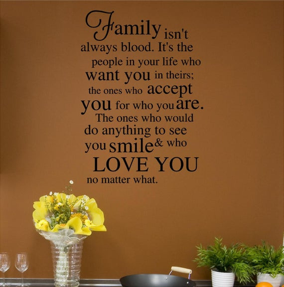 Family Isnt Always Blood Quotes
 Unavailable Listing on Etsy